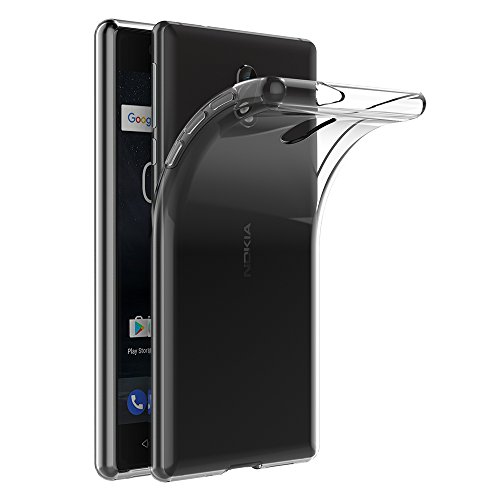 AICEK Nokia 3 Hülle, Transparent Silikon Schutzhülle für Nokia 3 Case Crystal Clear Durchsichtige TPU Bumper Nokia 3 Handyhülle