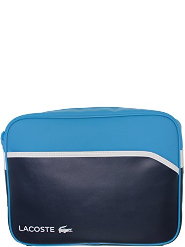 Preisvergleich Produktbild LACOSTE Airline Bag Peacoat Blithe White