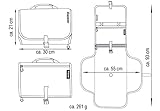 okiedog ToGo faltbare Mini-Wickeltasche - 4