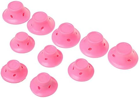10pcs Hair Curlers, sicai Silicone No Clip Soft Hair Curlers Roller for No Heat Hair DIY Styling Tools