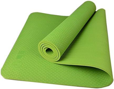 HCJYJD Yoga mats, beginner Tasteless Fitness mat Thicken Widen Extended Non-slip Yoga mat (Color : #1, Size : 6mm)