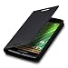 Produktbild kwmobile Flip Case Hülle für Motorola Moto X Play - Aufklappbare Schutzhülle Tasche im Flip Cover Style in Schwarz
