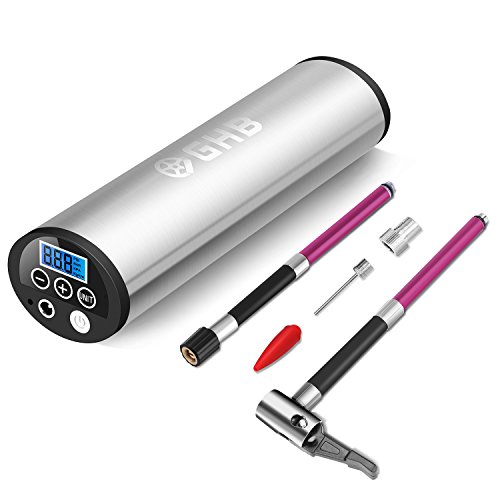 GHB Tyre Inflator Portable Tyre Compressor Digital 12V 150PSI Car Air Pump Rechargeable LED Light LC