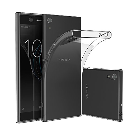 Sony Xperia XA1 Hülle Case, Elekin Sony Xperia XA1 Case Silikon Durchsichtig hülle Transparent Case Schutzhüllen TPU Case für Sony Xperia XA1