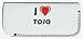 Price comparison product image Glasses Case with I Love Tojo (first name/surname/nickname)