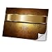 Produktbild Opal 10006, Gold, Skin-Aufkleber Folie Sticker Laptop Vinyl Designfolie Decal mit Ledernachbildung Laminat und Farbig Design für Laptop 11.6"