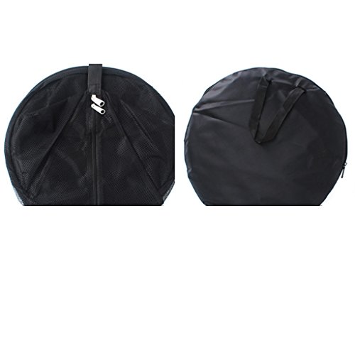 Gazechimp 4 Schichten Windundurchlässiges, Faltbares und Hängendes Trockennetz – Hanging Netz Trockner Net, perfekt für Gemüse, Fischgerichte Outdoor Camping, Picknick Speicher Korb (Schwarz) - 8