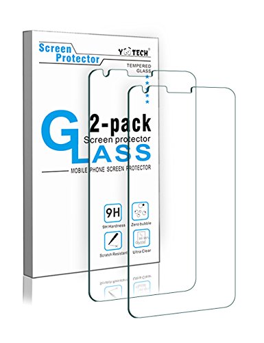 LG G6 Protector de pantalla  Yootech  2 Unidades  LG G6 templado vidrio Protector de pantalla  ANTI-SCRATCH   BURBUJA-LIBRE   ULTRA CLARO  para LG G6