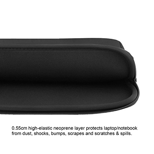 Zikee 15,6 Zoll Ultradünne, Stärkste Neopren Wasserfeste Schutzhülle für Laptops / Ultrabooks in Vielen Farben erhältlich - 6