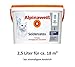 Produktbild ALPINA Alpinaweiß Seidenlatex 2,5 Liter strapazierfähige Latexfarbe Wandfarbe Weiß Seidenglanz