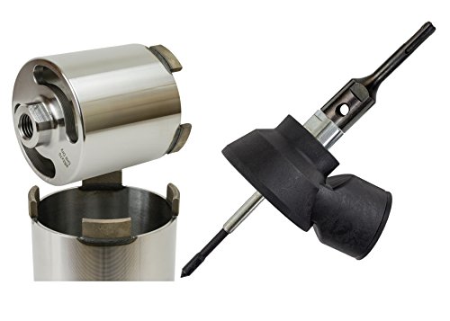 Laser Diamant Dosensenker Profi Top inklusive Staubabsaugung mit Federzentrierspitze & SDS-Plus-Aufnahmeschaft