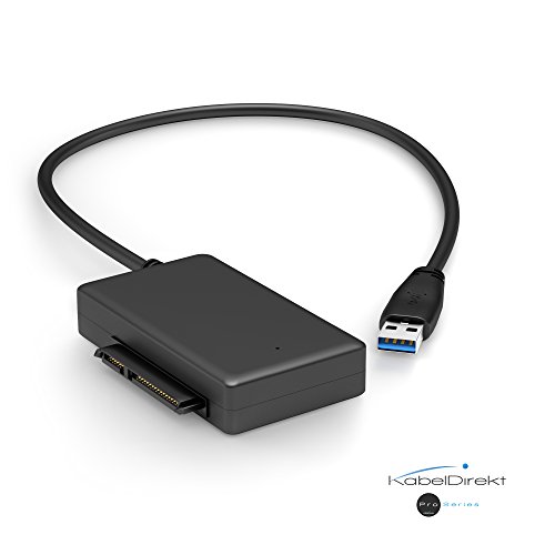 KabelDirekt USB 3.0 > SATA Adapter  2,5 Zoll SSD/HDD bis 2TB