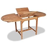 mesa redonda grande jardin Material: Madera maciza de teca con acabado de base acuosa