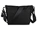 Ecosusi Dual-Purpose Messenger Bag Diaper Bag for Dads Black