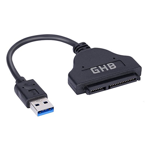 GHB USB 3.0 zu SATA 22 PIN Konverter Adapter Kabel 2.5 Zoll Festplatten Laufwerke