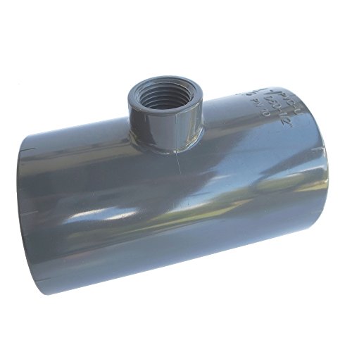 T-Stück 90° PVC 1/2"IG x50mm Klebemuffe