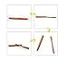Goldrose 12 Pcs Professional Bamboo Handle Makeup Brushes Set Kabuki Powder Foundation Blusher Face Brushes Cosmetic Brush Kit With Box
