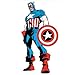 Price comparison product image Marvel Life Size Captain America Wall Sticker