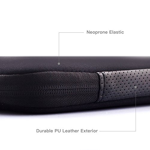 iBenzer – Deluxe Laptop-Hülsen-Beutel-Abdeckungs-Fall für alle 13-Zoll-Laptop-Computer – Macbook Pro 13 “ / Macbook Air 13 “ / Macbook Pro 13 “ mit Retina-Display (Schwarz BH-MP13BK) - 4