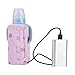 Produktbild USB Out Portable Heizung Flaschenwärmer, Flasche Isolierung Flasche Flaschenwärmer Heizung Aufbewahrungstasche(Pink)