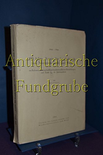 100 Jahre Verein für Landeskunde von Niederösterreich und Wien im Rahmen wissenschaftlich-landeskundlicher Bestrebungen seit Ende des 18. Jahrhunderts : 1864 - 1964.
