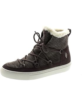Skechers STREET Damen High Top Sneaker Side Street Warm Wrappers Grau