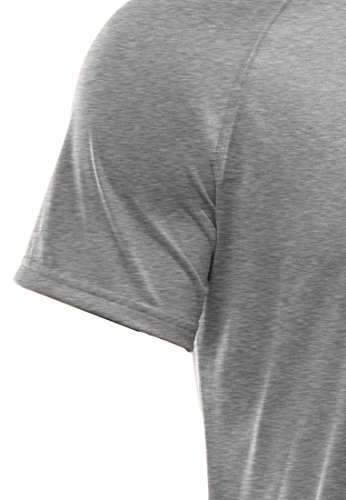 UNDER ARMOUR UA Tech Kurzarmshirt Herren, Grau, M - 5