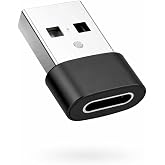 Voultage USB To Type-C D&ouml;n&uuml;şt&uuml;r&uuml;c&uuml;/&Ccedil;evirici, 3A Hızlı Şarj ve Veri Aktarımı, Otg, Mini Boy Siyah, İphone ve Diz&uuml;st&uuml; Bilgisaya