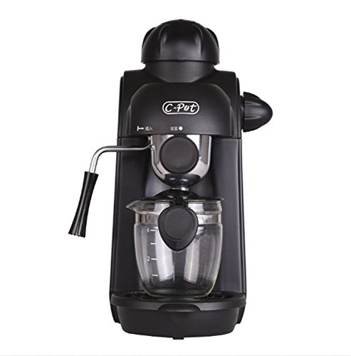 spécification Machine à Expresso Italienne Machine Maison à Café portable à Vapeur Machine à Café De Mousse Appareils De Cuisine Cadeaux Modèles pour la maison cuisine 4 tasses, 240 ml noir 235 * 165 * 300 mm meilleur cadeau - Noir