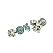 Importe 6x Mixed Crystal Drill Snaps Charm Button Fit Noosa Bracelet Necklace RS.445.00