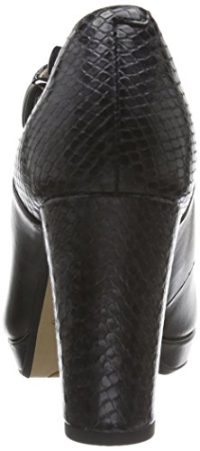 Clarks Kendra Gaby, Atado al Tobillo para Mujer, Negro (Black Leather), 37.5 EU