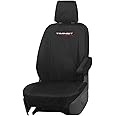 JH AUTOSTORES - FOR TRANSIT CUSTOM 2013-2023 HEAVY DUTY TAILORED DRIVER SEAT SINGLE BLACK COVER 100% WATERPROOF