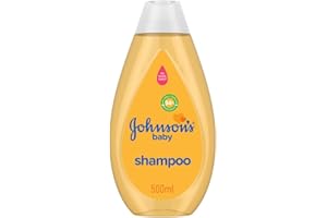 Johnson's Baby – Shampoing (500 mL) – Ne pique pas les yeux – 94% d’ingrédients d’origine naturelle – Pour des cheveux et un cuir chevelu qui semblent plus sains