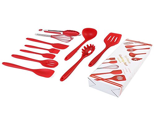 Silikon Küchenhelfer Set 10 Stück Perfekt zum Kochen und Backen Küchenzubehör - 8