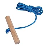 Schlittenseil Zugseil 1,50 mtr. lang mit Buchenholzgriff...