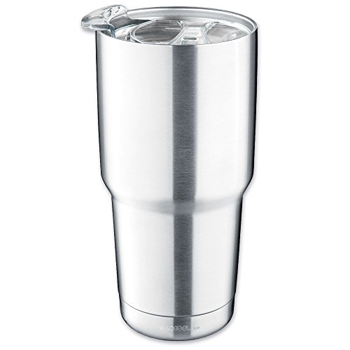 Isosteel VA-9582 Vakuum-Isolierbecher 0,9L, Edelstahl