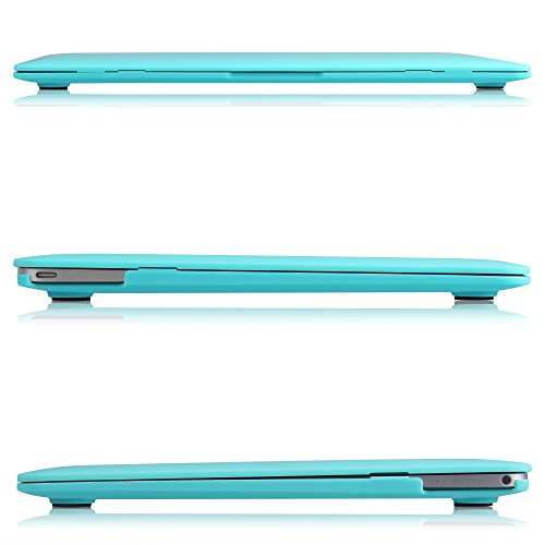 iDOO MacBook Schutzhülle / Hard Case Cover Laptop Hülle [Für MacBook 12 Zoll Retina: A1534] – matt, Hellblau - 4