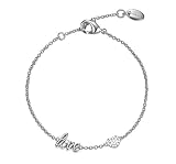 ESPRIT Damen-Armband JW52882 Messing rhodiniert Zirkonia transparent 18 cm-ESBR01795A160