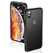 Produktbild Humixx iPhone XS Max Hülle, Scrub Matte Transluzent Rückenschale mit TPU Weiche Stoßstange Schutzhülle,Anti-Kratzen,Anti-Rutsch,Anti-Fingerabdruck,Anti-Fall,Handyhülle für iPhone XS Max-Schwarz