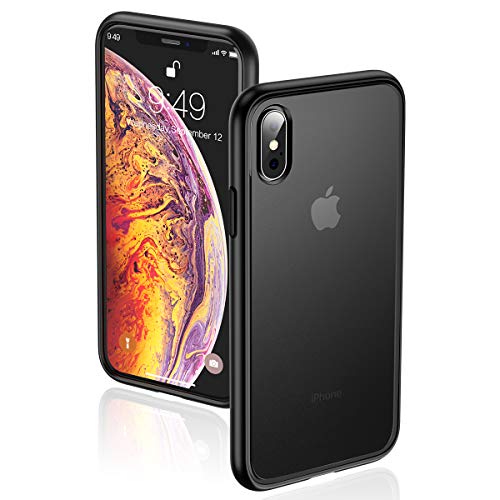 Humixx iPhone XS Max Hülle, Scrub Matte Transluzent Rückenschale mit TPU Weiche Stoßstange Schutzhülle,Anti-Kratzen,Anti-Rutsch,Anti-Fingerabdruck,Anti-Fall,Handyhülle für iPhone XS Max-Schwarz Humixx iPhone XS Max Hülle, Scrub Matte Transluzent Rückenschale mit TPU Weiche Stoßstange Schutzhülle,Anti-Kratzen,Anti-Rutsch,Anti-Fingerabdruck,Anti-Fall,Handyhülle für iPhone XS Max-Schwarz