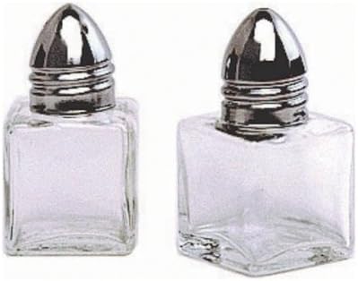 Restaurant Supplies Individual Glass Salt Pot 20 X 20 X 55mm