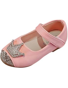 Ouneed® Krabbel schuhe ,Kleinkind Kinder Mädchen Baby Perlen Prinzessin glitzer Bling Crown Sandalen einzigen...