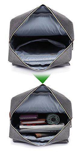 EssVita Vintage Rucksack Herren Damen Unisex School Student Oxford Laptop Rucksack Retro Rucksäcke Schulrucksack - 4