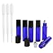 Produktbild Unigear Glasflaschen Glasroller für ätherische Öle Leerflaschen für aromaöl und duftöl nachfüllbares Glass Roll mit 3ml-Plastik-Pipetten (Blau-10ml / 6 Pack)
