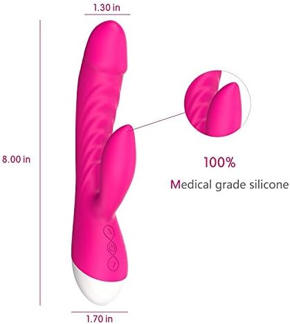 ILKBBB Intelligent Heating Body Massagers, Rechargeable Massagers, Two Motors, Medical Silicone, Silent &amp; 100% Waterproof