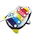 Oyedens Baby Kid 5-Note Xylophone Musical Toys Wisdom Development Penguin (Black)