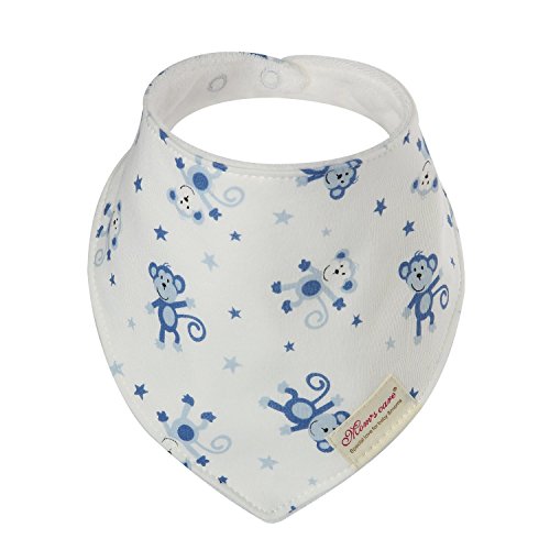 bebedou Sitzsack für Lovely Baumwolle bestickt Bandana Lätzchen 6 Pack Neugeborene Geschenk Pack Super Saugfähig Sabbern Lätzchen, Baby Dusche Geschenke, Jungen, Mädchen, Unisex - 5