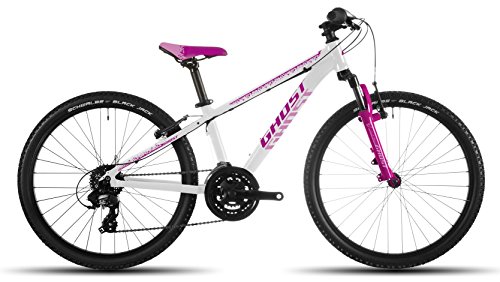 Preisvergleich Produktbild GHOST Powerkid 24 white / pink / palepink - Kindermountainbike Modell 2016