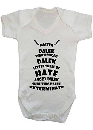 Master Dalek Angry Dalek Soft Kitty Parody Lyrics Big Bang Theory Doctor Who Fandom Crossover Whovian Parents Gift Doctor Who Parody Baby Bodysuit Babygrow Vest