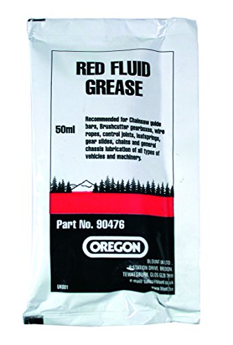 Oregon 90476 rot Fluid Fett 50 ml Sachet zur Schmierung Chainsaw Bar Nase Ritzeln